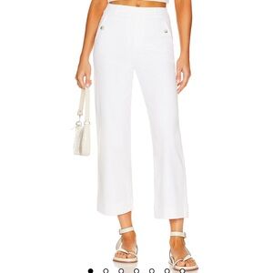 SPANX White Wide-Leg Pants